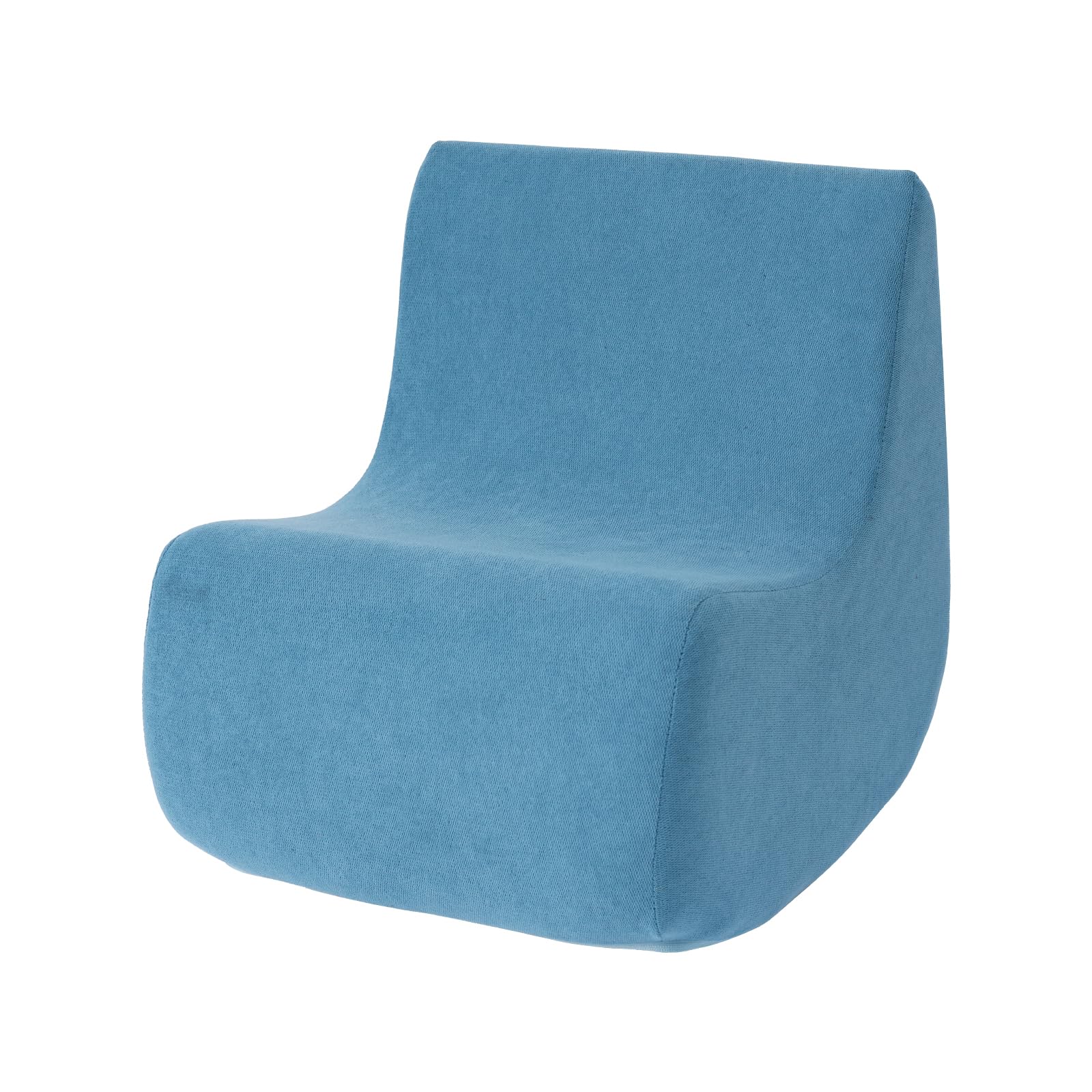 Toddler Chair, Comfy Kids Sofa Chair for Playroom, Supportive Toddler Couch for Boys and Girls with Washable Cover, Small Kids Furniture Sofa for Baby Gift (L-Shape-Blue)